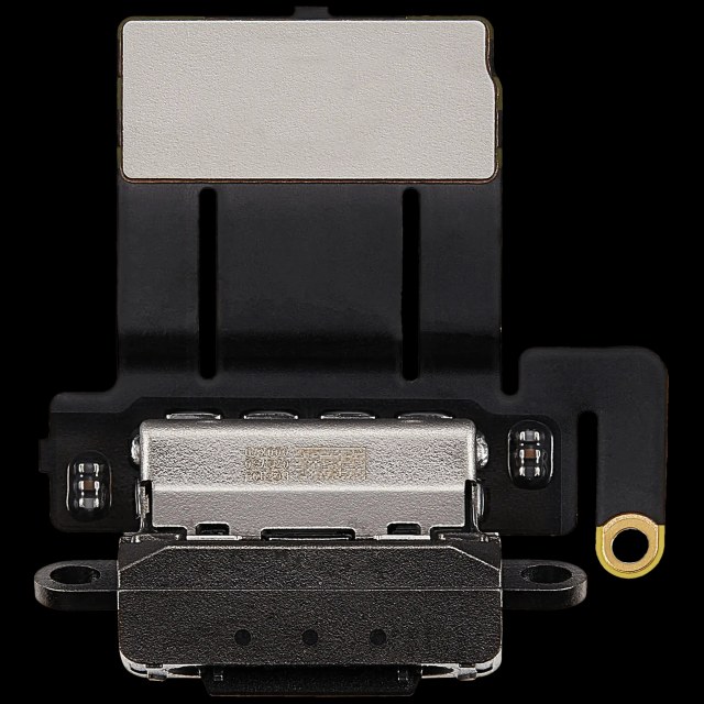 Flat connettore di ricarica per iPad Pro 11" 5th Gen (2024) (Premium) (Nero siderale)