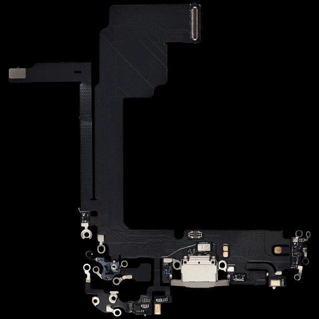 Flat connettore di ricarica per iPhone 15 Pro Max (Aftermarket Plus) (Titanio naturale)