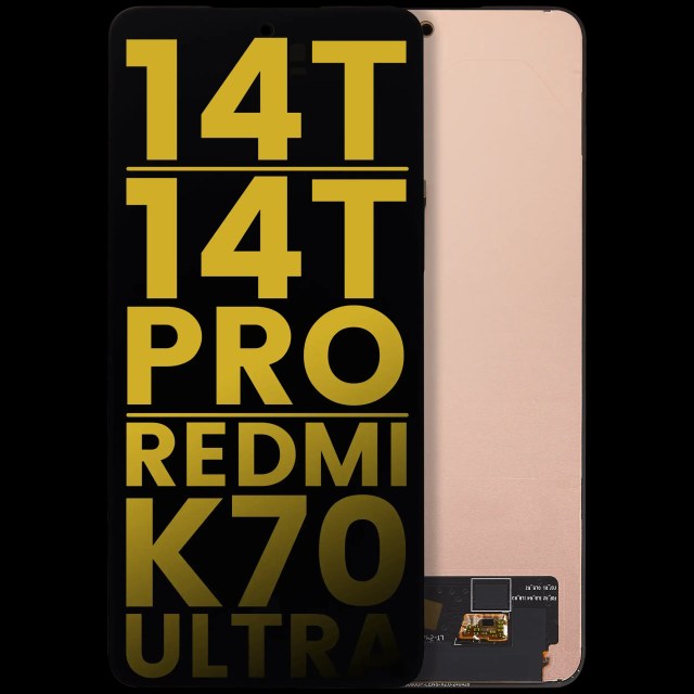 Display OLED completo senza Frame per Xiaomi 14T / 14T Pro / Redmi K70 Ultra (Refurbished) (tutti i colori)