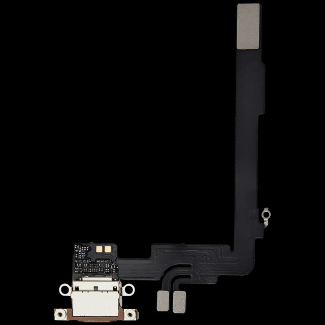 Flat connettore di ricarica per iPhone 16 Pro Max (Aftermarket Plus) (Titanio sabbia)