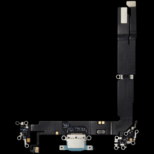 Flat connettore di ricarica per iPhone 16 Plus (Premium) (Verde petrolio)