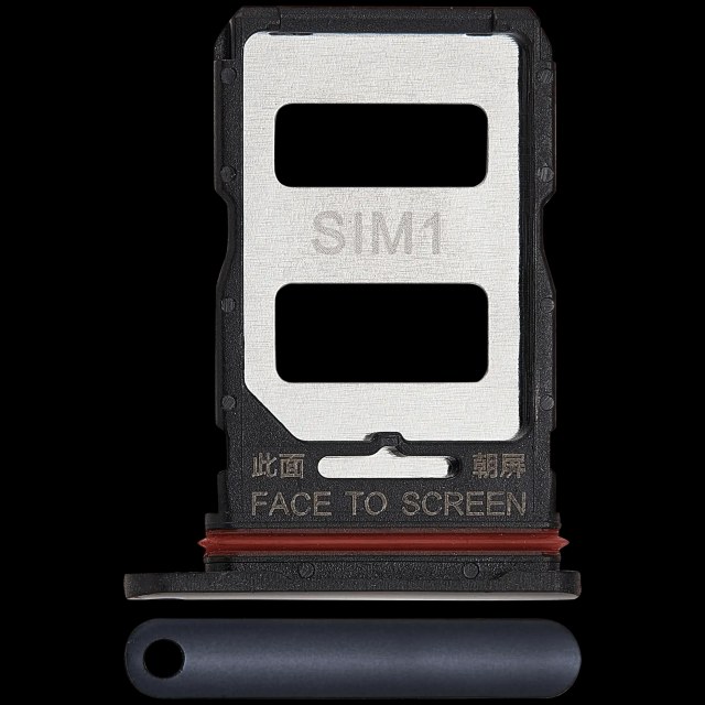 Carrellino SIM per Xiaomi 12T Pro (Nero)