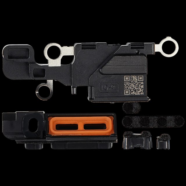 Altoparlante / Mic Mesh per iPhone 16 (Nero) (10 pezzi)