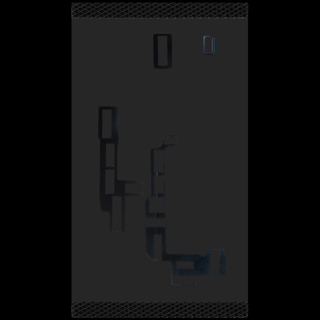 Mainboard Inline Insulator Sticker per iPhone 16 / 16 Plus (5 set pezzi) (10 pezzi)