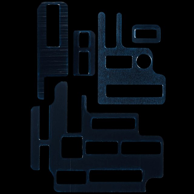 Mainboard Inline Insulator Sticker per iPhone 16 Pro / 16 Pro Max (5 set pezzi) (10 pezzi)