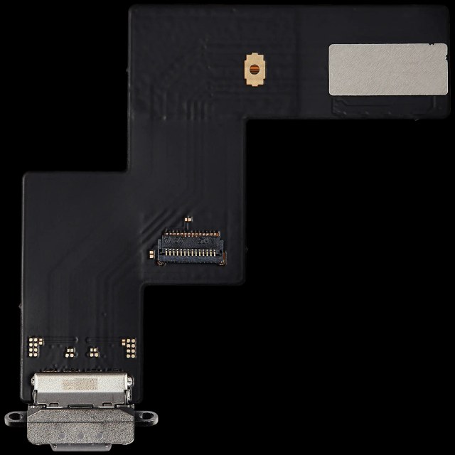 Flat connettore di ricarica per iPad Air 13" (2024) / Air 13" (2025) (Aftermarket Plus) (Grigio siderale)