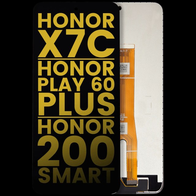 Display LCD completo senza Frame per Honor X7c / PIay 60 Plus / PIay 9T / 200 Smart (Refurbished) (tutti i colori)