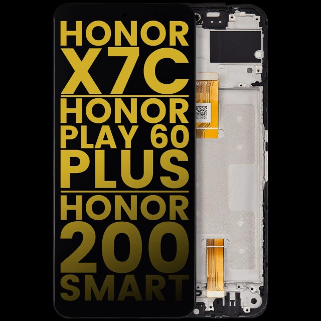 Display LCD completo con Frame per Honor X7c / PIay 60 Plus / 200 Smart (Refurbished) (tutti i colori)