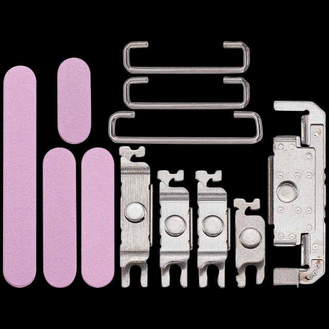 Hard Buttons (Accensione / Volume / switch) per iPhone 16 / 16 Plus (Rosa)