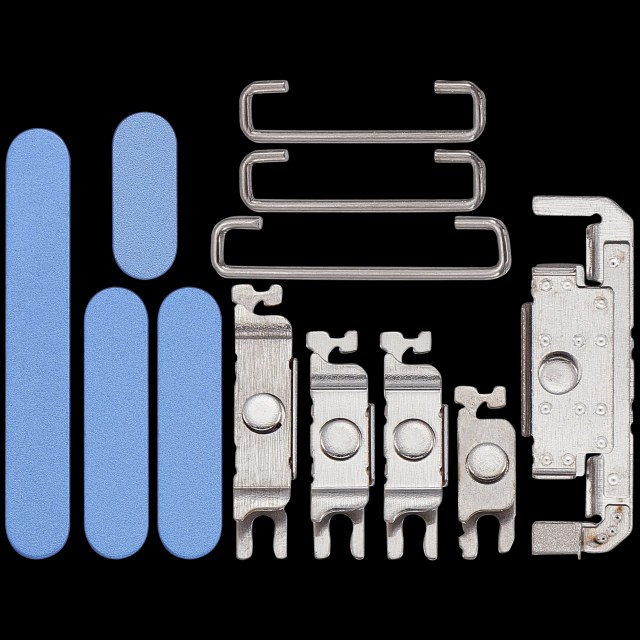 Hard Buttons (Accensione / Volume / switch) per iPhone 16 / 16 Plus (Blu oltremare)