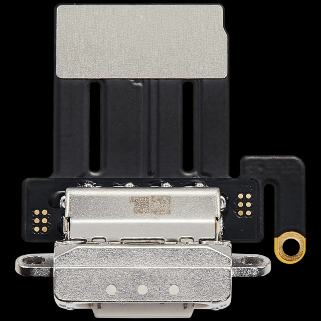 Flat connettore di ricarica per iPad Pro 11" 5th Gen (2024) (Aftermarket Plus) (Argento)