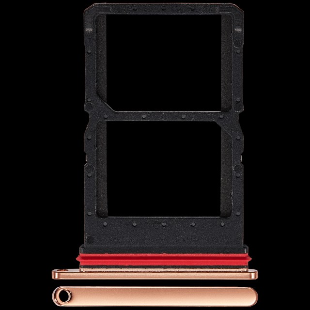 Carrellino doppia SIM per Motorola Razr Plus / Razr 50 Ultra (XT2451 / 2024) / Razr Plus 2025 (XT2557 / 2025) (Peach Fuzz)