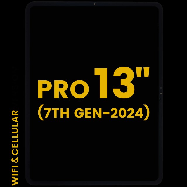 Display OLED completo con Touch screen per iPad Pro 13" 7th Gen (2024) (WiFi / Cellular) (Refurbished) (tutti i colori)