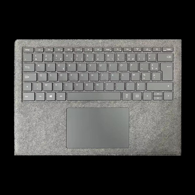 Top Case con tastiera (ISO French) per Microsoft Surface Laptop 3 13.5" (1867 / 1868) (Grigio)