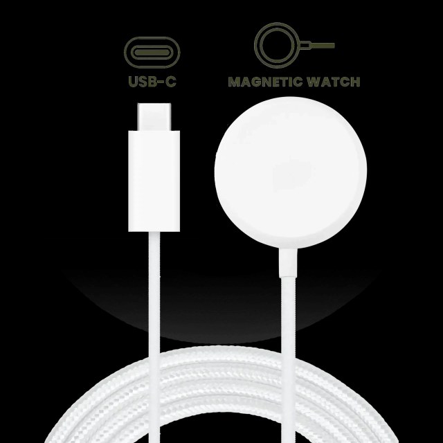 USB-C Magnetic Watch Charging Cavo per Google Pixel Watch Series (1 m / 3.3 ft) (Service Pack Grade: A)