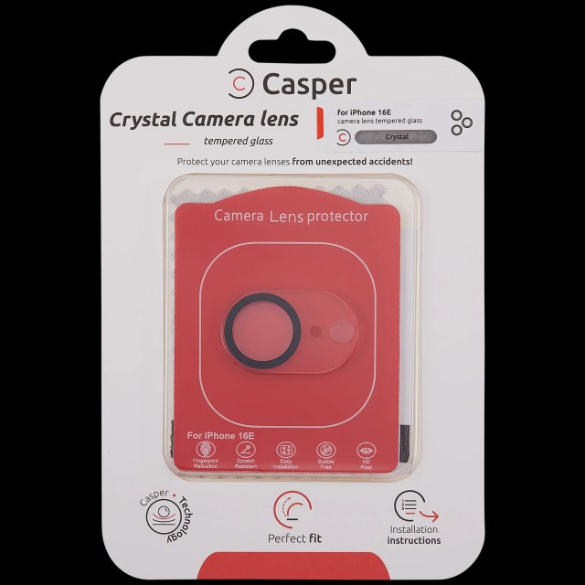 Vetro fotocamera Protector per iPhone 16e (Crystal Full Cover)