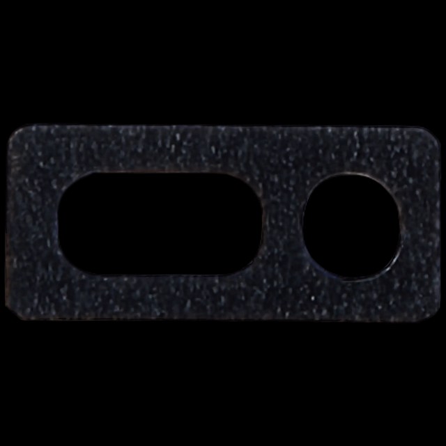 Altoparlante / Mic Foam Sticker per iPhone 12 / 12 Pro / 13 / 14 / 14 Pro / 15 / 15 Pro (10 pezzi)