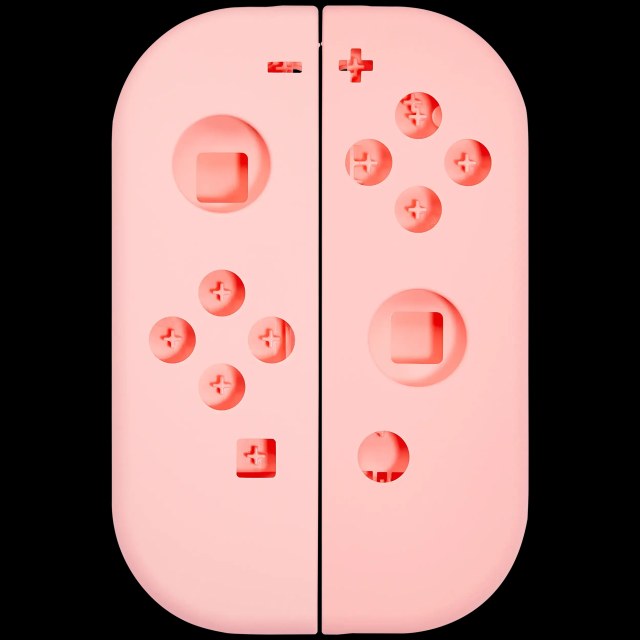 Scocca Shell per Nintendo switch Joy Con Controller (Rosa)