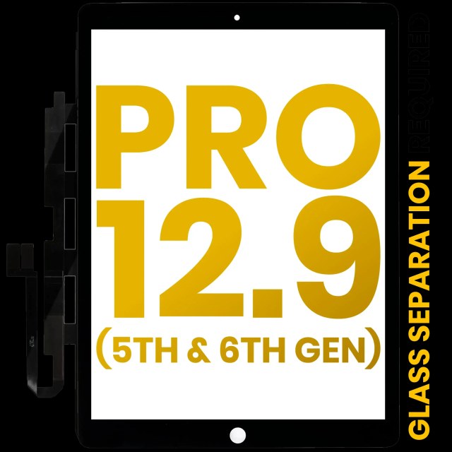 Touch screen per iPad Pro 12.9" 5th Gen (2021) / 12.9" 6th Gen (2022) (separazione vetro richiesta) (Premium) (tutti i colori)