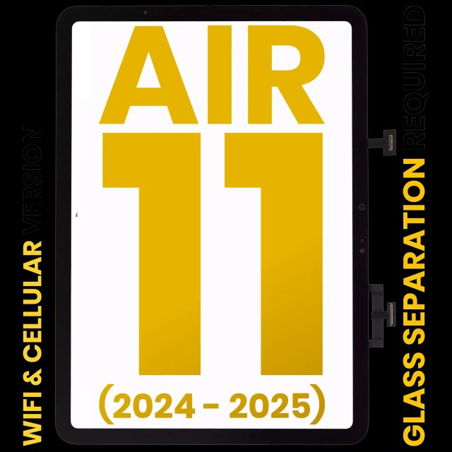 Touch screen per iPad Air 11" (2024) / Air 11" (2025) (separazione vetro richiesta) (Premium) (WiFi / Cellular) (Nero)