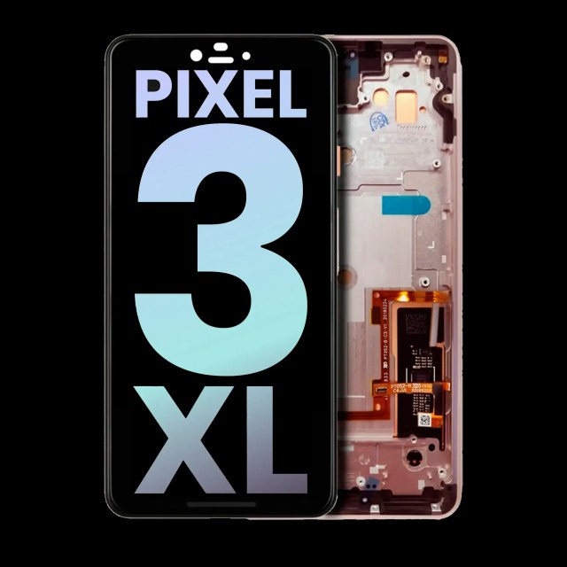 Display OLED completo con Frame per Google Pixel 3 XL (Service Pack) (Not Rosa)