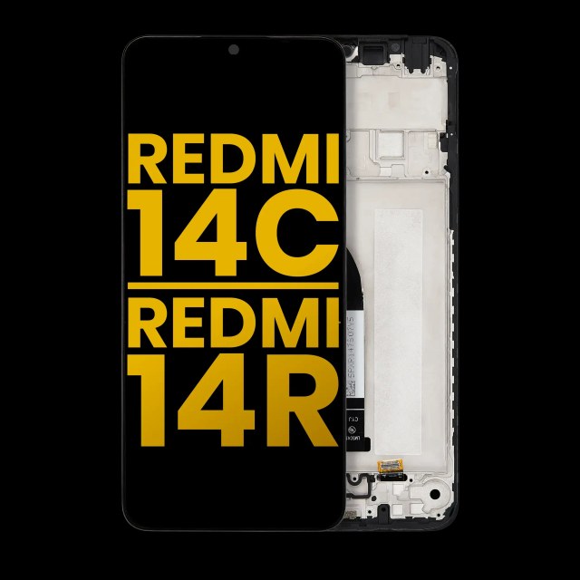 Display LCD completo con Frame per Xiaomi Redmi 14C 5G / Redmi 14R (Refurbished) (tutti i colori)