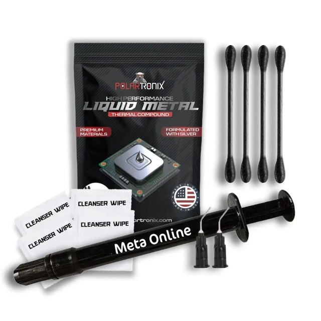 Liquid Metal Thermal Paste per PS5/PC/GPU 130W/mK 5G (PolarTronix)