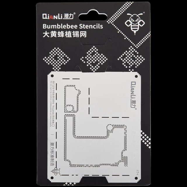 Bumblebee Stencil (QS654) per Samsung S21 Ultra SM-G998U/conO/D Frame centrale (Qianli)