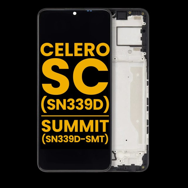 Display LCD completo con Frame per Boost Mobile Celero 5G SC (SN339D) / Summit 5G (SN339D-SMT) (Refurbished) (tutti i colori)