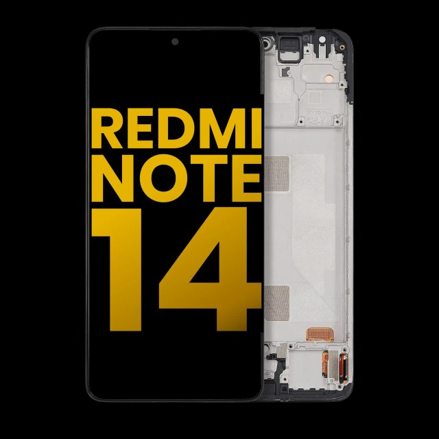 Display OLED completo con Frame per Xiaomi Redmi Note 14 4G (Refurbished) (tutti i colori)