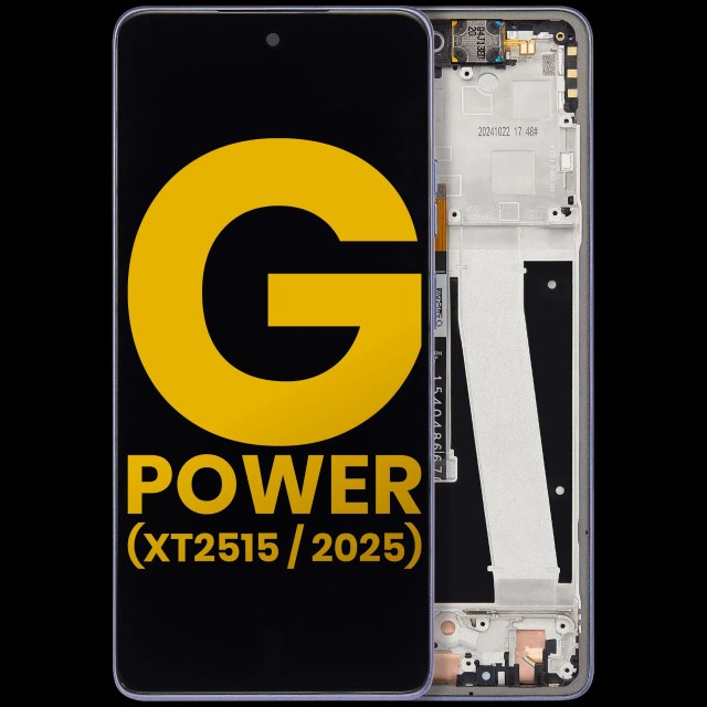 Display LCD completo con Frame per Motorola Moto G Power 5G (XT2515 / 2025) (Refurbished) (Slate Grigio)