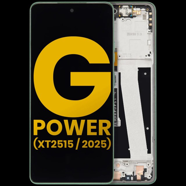 Display LCD completo con Frame per Motorola Moto G Power 5G (XT2515 / 2025) (Refurbished) (Leaf Verde)