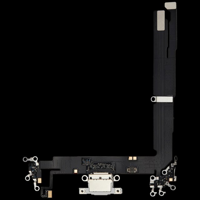 Flat connettore di ricarica per iPhone 16 Plus (Aftermarket Plus) (Bianco)