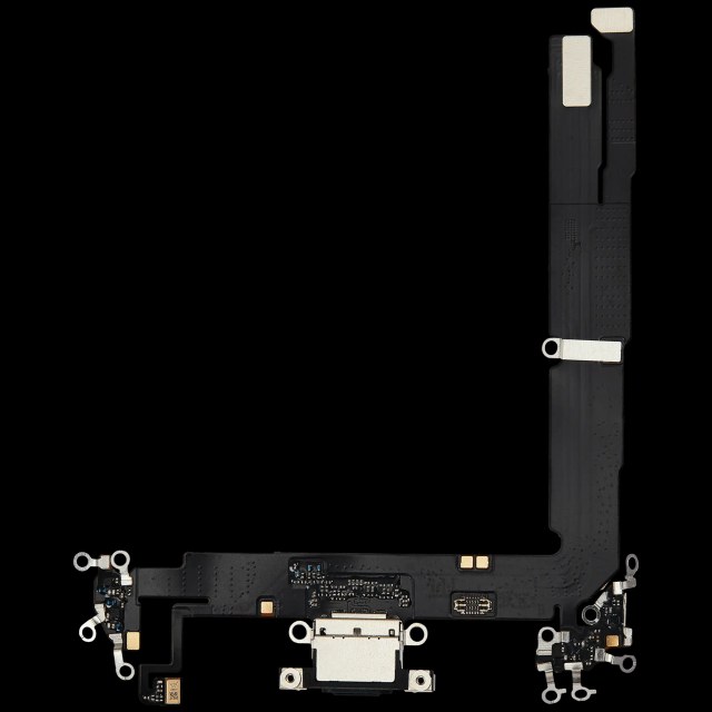 Flat connettore di ricarica per iPhone 16 Plus (Aftermarket Plus) (Nero)