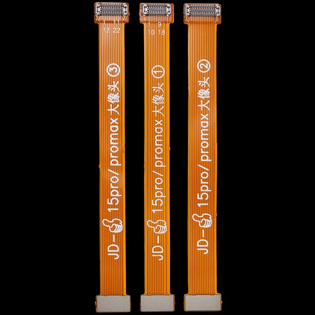 Tester Cavo (Fotocamera posteriore) per iPhone 15 Pro / 15 Pro Max (3 set pezzi)