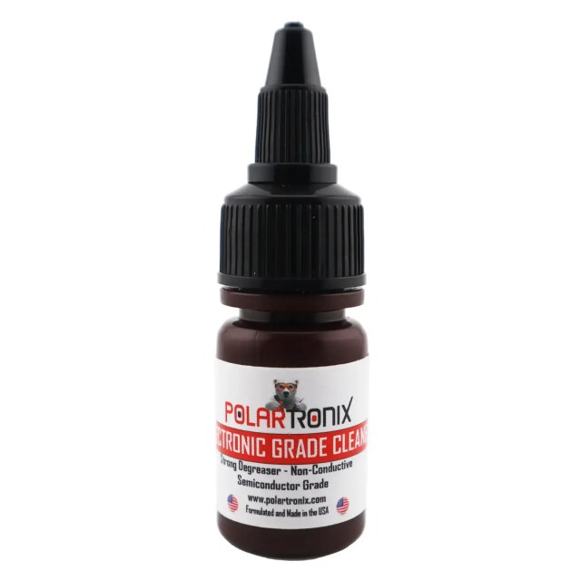 Electronic Grade Cleaner / Flux e Thermal Paste Remover per Circuit Boards / CPUs / GPUs (15ml) (PolarTronix)