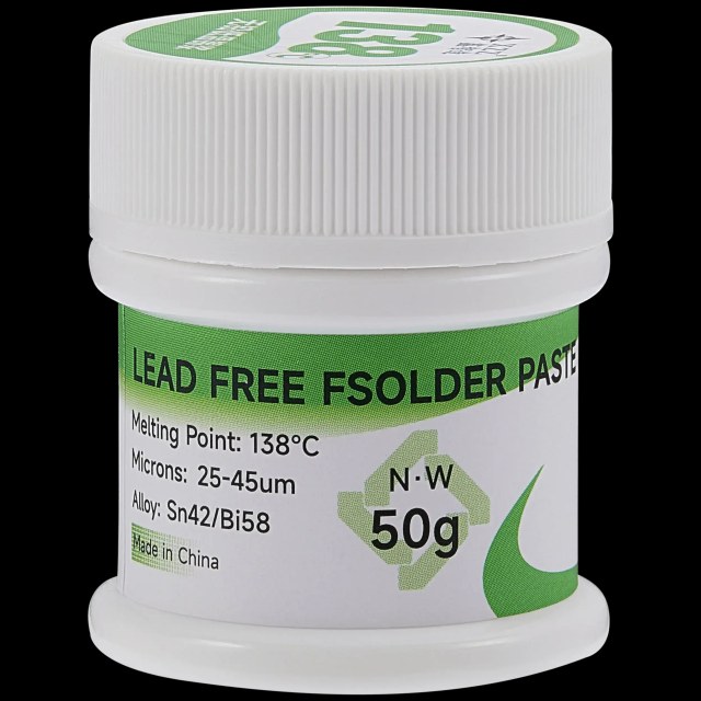 138℃ Lead-free Low Temperature Solder Paste (50g) (XZZ)