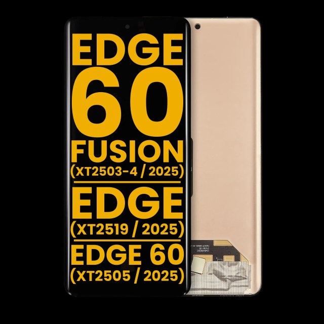 Display OLED completo senza Frame per Motorola Edge 60 Fusion (XT2503-4 / 2025) / Edge (XT2519 / 2025) / Edge 60 (XT2505 / 2025) (Refurbished) (tutti i colori)