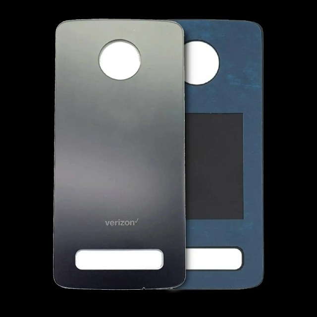 vetro cover posteriore per Motorola Moto Z4 (XT1980-3 / 2019) (Verizon) (Service Pack) (Grigio)