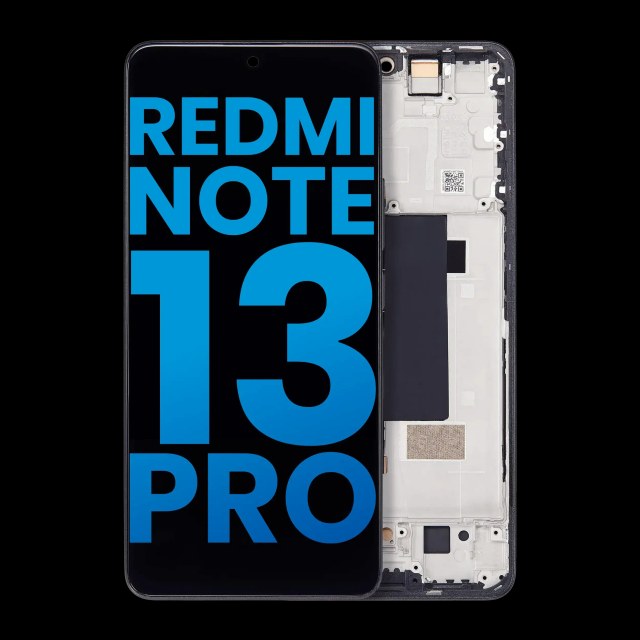 Display LCD completo con Frame per Xiaomi Redmi Note 13 Pro 5G (Aftermarket: Incell) (Mezzanotte Nero)