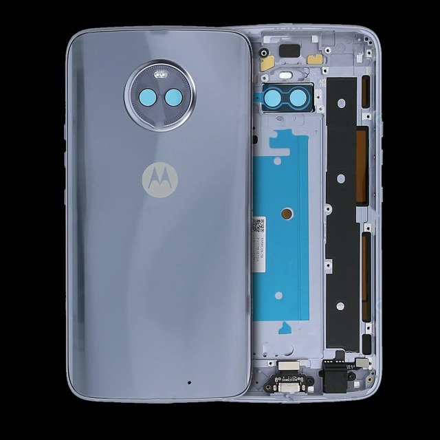 Scocca posteriore per Motorola Moto X4 (XT1900 / 2017) (Service Pack) (Blu)
