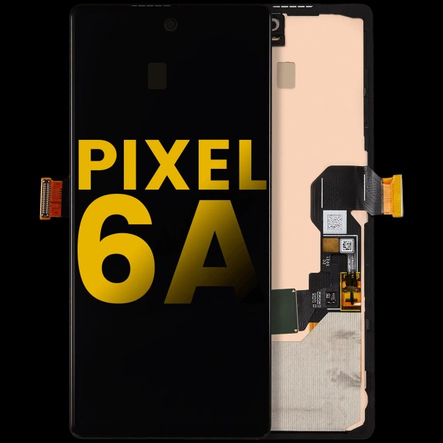 Display OLED completo con Frame (con Fingerprint Sensore) per Google Pixel 6A (Refurbished) (tutti i colori)