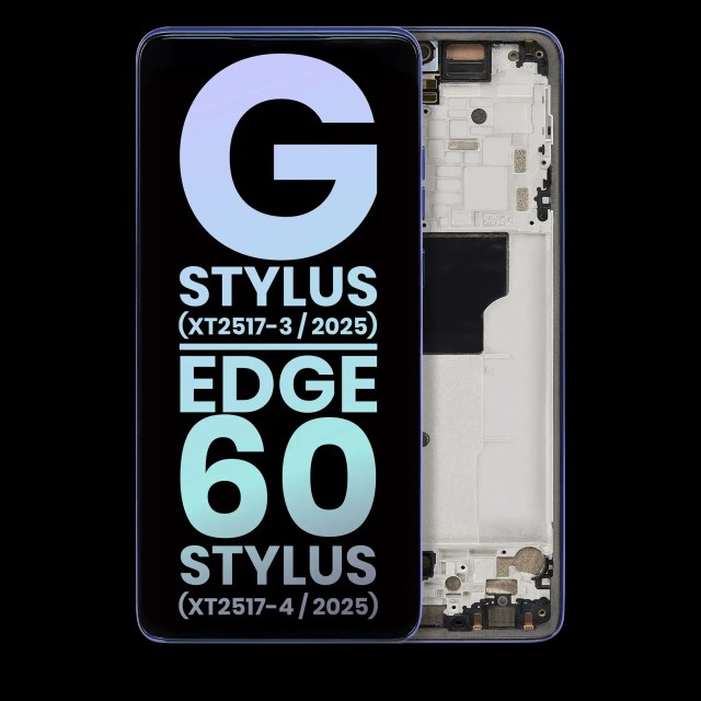 Display OLED completo con Frame compatibile per Motorola Moto G Stylus 5G (XT2517 / 2025) (Service Pack) (Surf the Web)