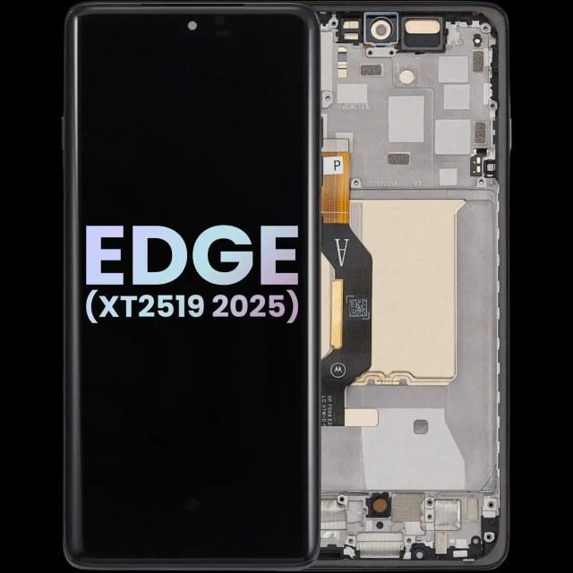 Display OLED completo con Frame per Motorola Moto Edge (XT2519 / 2025) (Service Pack) (Deep Forest)