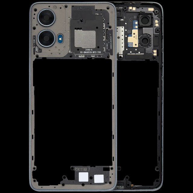 Frame centrale per Motorola Moto G 5G (XT2417 / 2024) (Verde salvia Verde) (Premium)