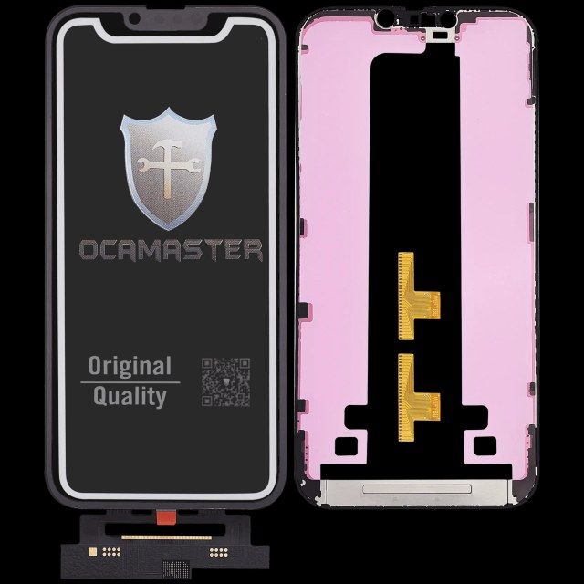 4 in 1 Short flat (Touch screen Touch con vetro + OCA + Frame Pre-installed) per iPhone 14 Plus (OCA Master)