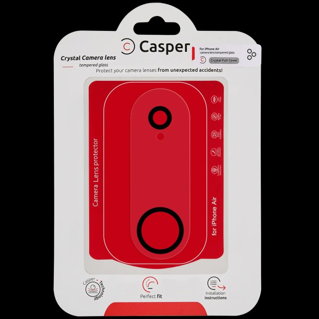 Casper Vetro fotocamera Protector per iPhone Air (Crystal Full Cover)