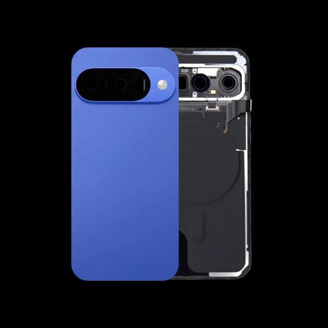 vetro cover posteriore per Google Pixel 10 (Service Pack) (Blu)