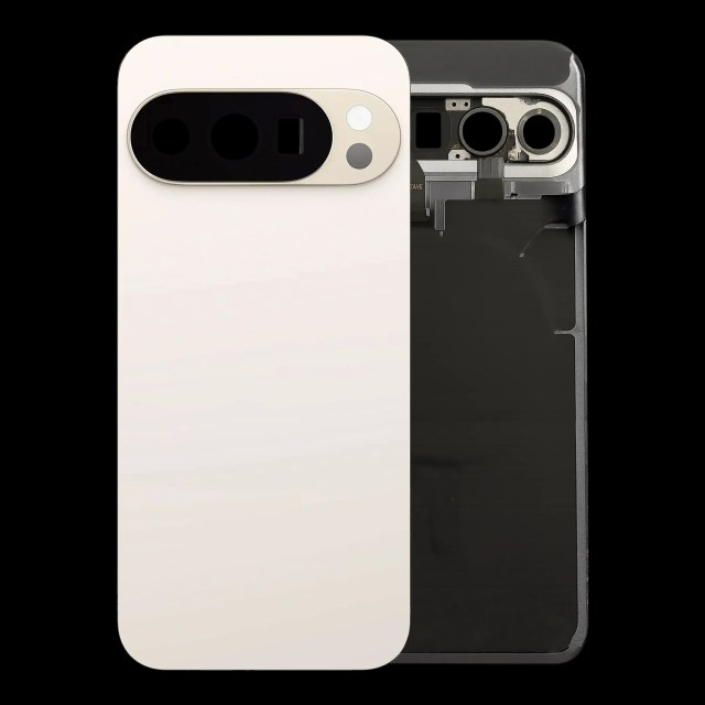 vetro cover posteriore per Google Pixel 10 Pro (Service Pack) (Bianco)