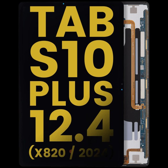 Display OLED completo senza Frame per Samsung Galaxy Tab S10 Plus 12.4" (X820) (2024) (Refurbished) (Nero)
